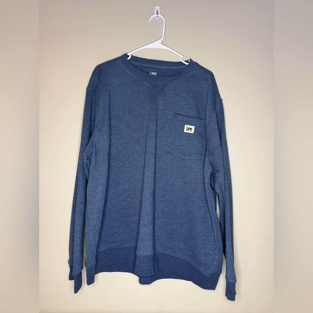 Lee Classic Fit Heather Blue Sweatshirt